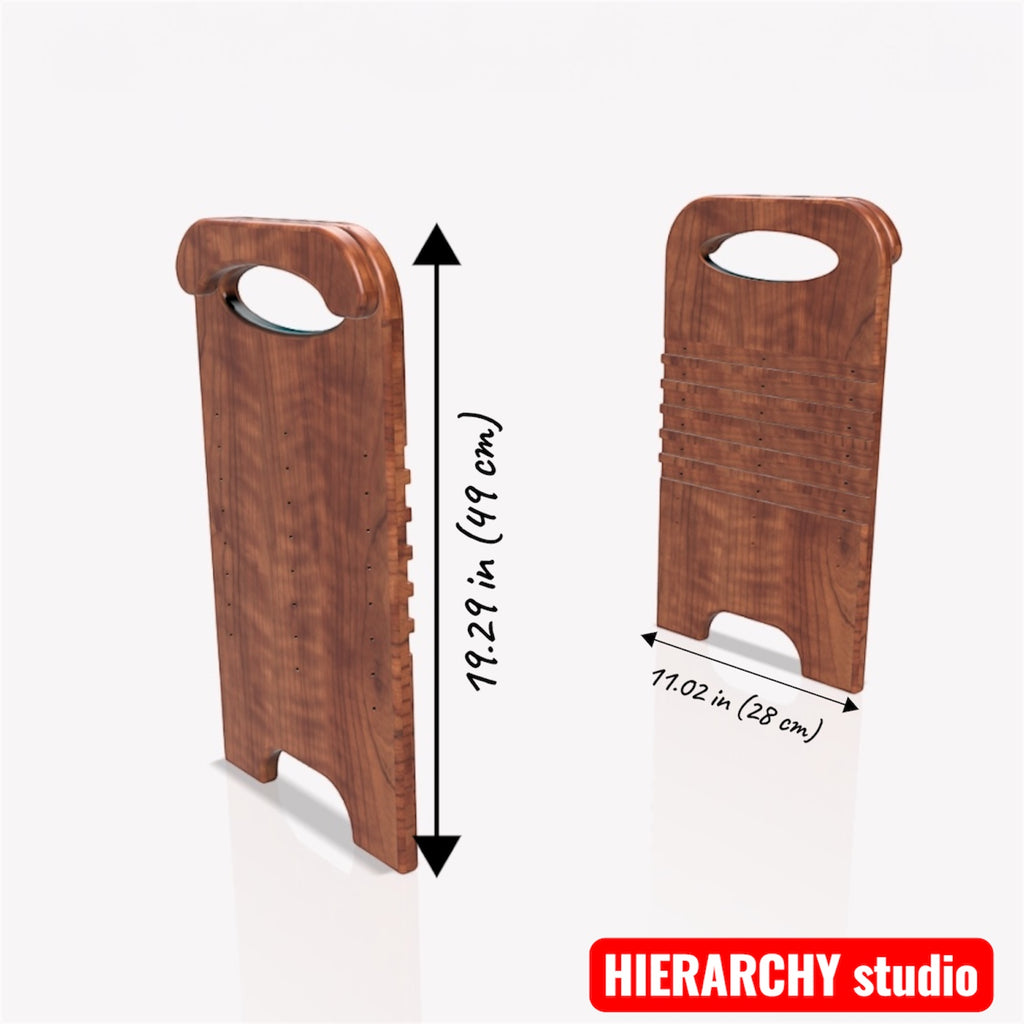 Tall side panels upgrade for facesitting chair, extended height queening stool, wooden femdom bdsm furniture