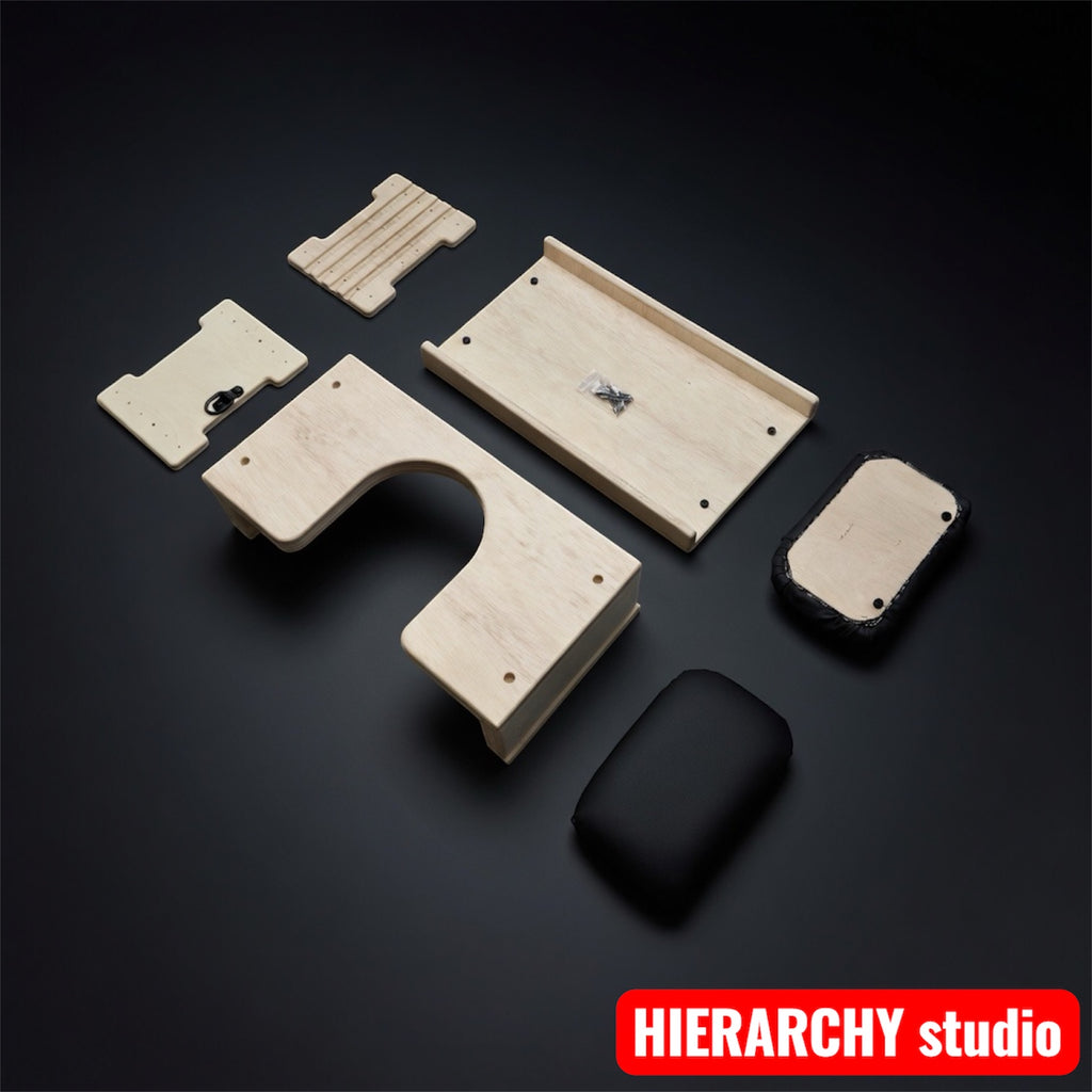 Facesitting stool parts and cushions flat packed, queening stool assembly kit, femdom furniture made in California
